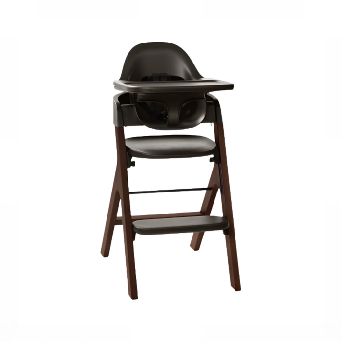 Shop Mockingbird High Chair, Charcoal Black, Espresso Beech at GoodBuy Gear