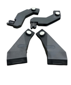 Shop Mockingbird 2nd Seat Kit with Extendable Canopy, Bloom, Watercolor Drops, Silver With Penny Leather at GoodBuy Gear