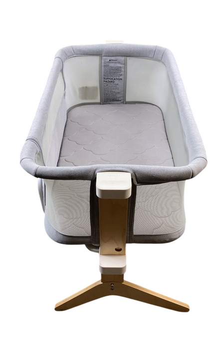 Shop Newton Bassinet And Bedside Sleeper, Grey/Birch at GoodBuy Gear