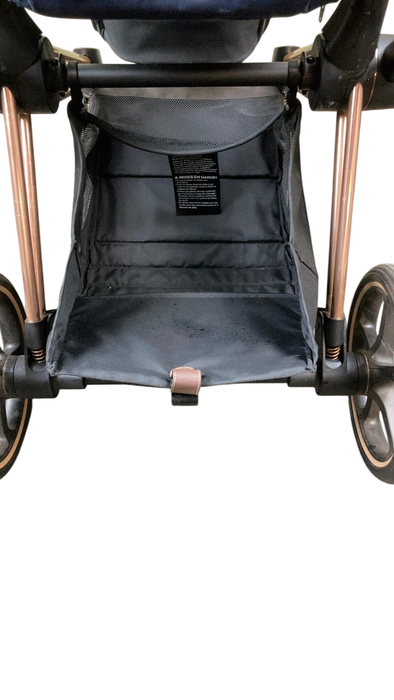 Shop Cybex PRIAM Stroller, 2019, Rose Gold, Indigo Blue at GoodBuy Gear