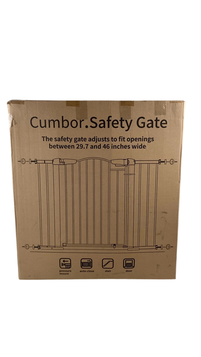Shop Cumbor Safety Gate, White, 29.7" to 46", S7V1 at GoodBuy Gear
