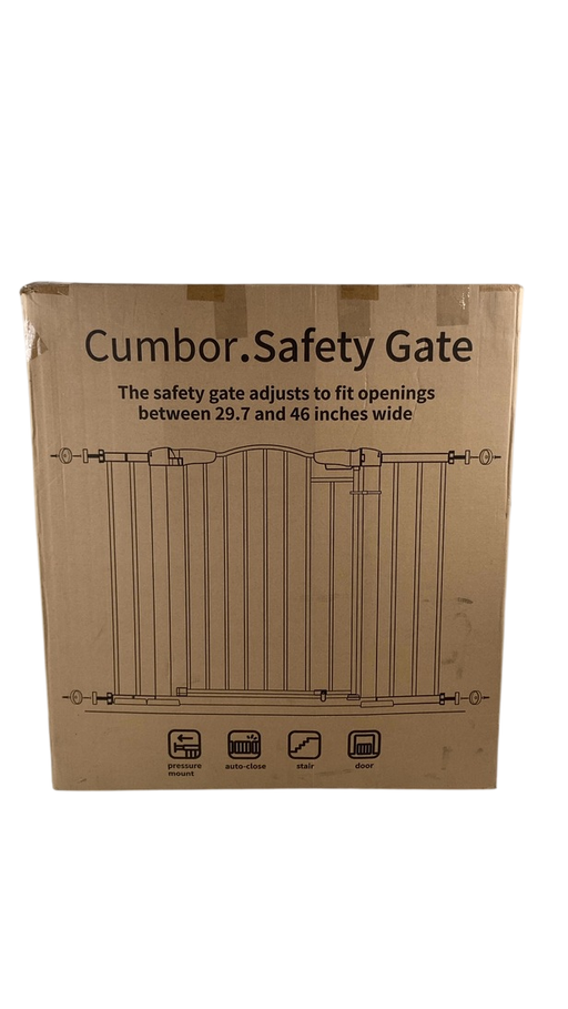 Shop Cumbor Safety Gate, White, 29.7" to 46", S7V1 at GoodBuy Gear