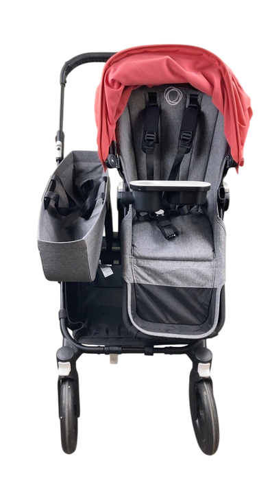 Shop Bugaboo Donkey 5 Mono Stroller, Black, Sunrise Red, Grey Melange, 2024 at GoodBuy Gear