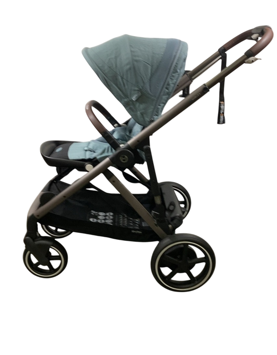 Shop Cybex e-Gazelle S Stroller, 2024, Stormy Blue, Taupe at GoodBuy Gear