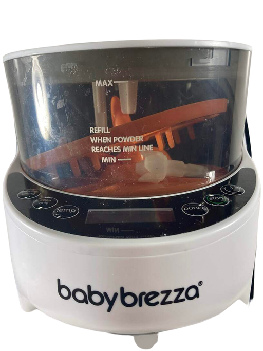 secondhand Baby Brezza Formula Pro Advanced, black and white