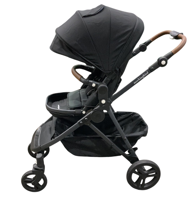 Shop Mockingbird Single to Double 3.0 Stroller, 2025, Black Windowpane, Charcoal with Penny Leather at GoodBuy Gear
