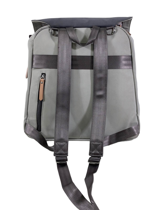 secondhand Petunia Pickle Bottom Meta Backpack, Grey Pearl Nubuck Leather