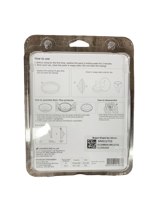Shop Spectra Baby Breast Shield Set, Wide, S/20mm at GoodBuy Gear