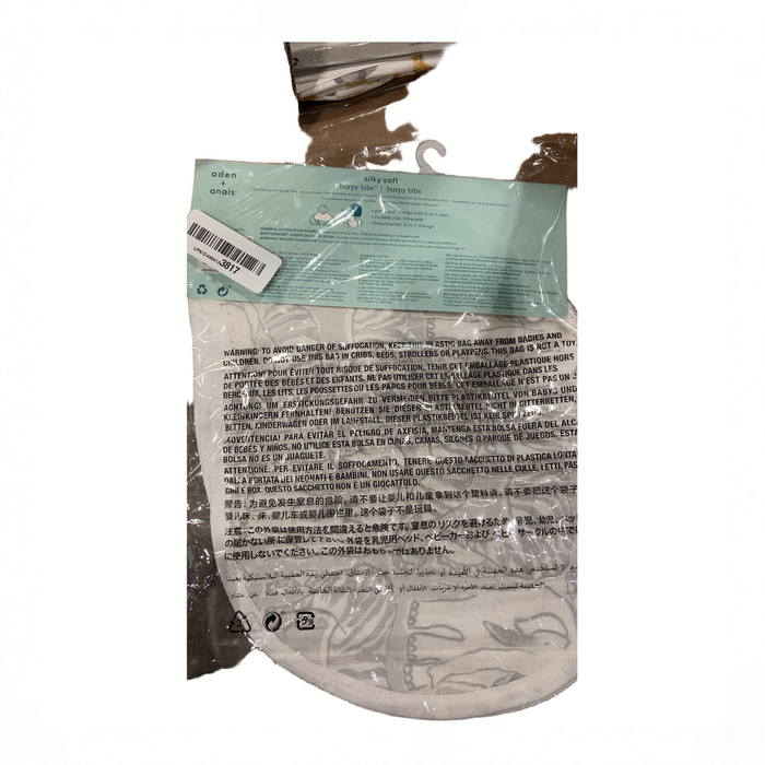 Shop Aden + Anais Boutique Silky Soft Burpy Bibs 2 Pack, Culture Club at GoodBuy Gear