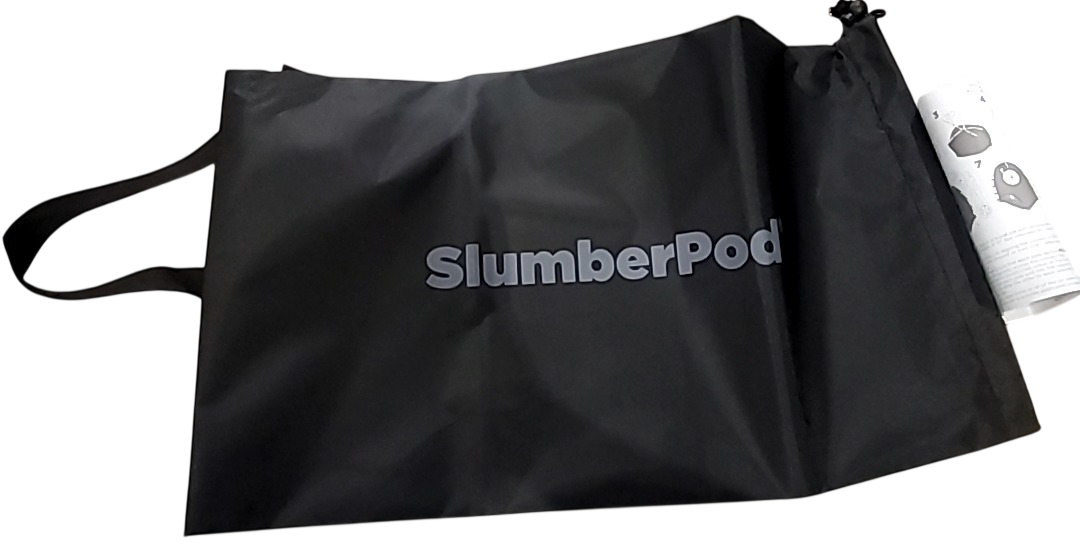 Shop SlumberPod 2.0 Sleep Canopy, Black with Gray at GoodBuy Gear