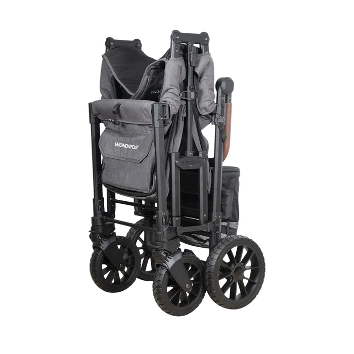 Shop Wonderfold W4 Luxe Pro Stroller Wagon, Charcoal Gray, 2026 at GoodBuy Gear