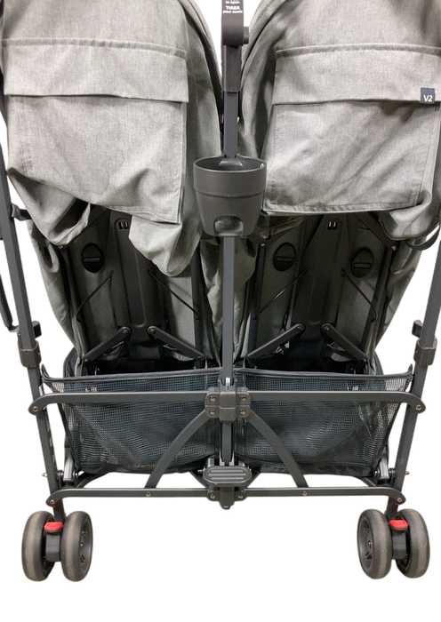 Shop UPPAbaby G-Link V2 Double Stroller, 2022, Greyson (Charcoal Melange) at GoodBuy Gear