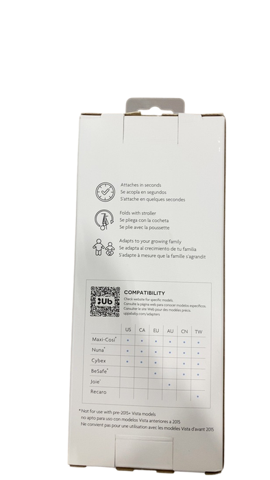 Shop UPPAbaby Infant Car Seat Adapter For Maxi Cosi/Nuna/Cybex/Besafe/Recaro/Joie, Dark Gray/Gray at GoodBuy Gear