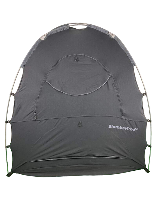 used SlumberPod 3.0 Sleep Canopy, Black with Gray Accents HIDDEN PICS 4.16