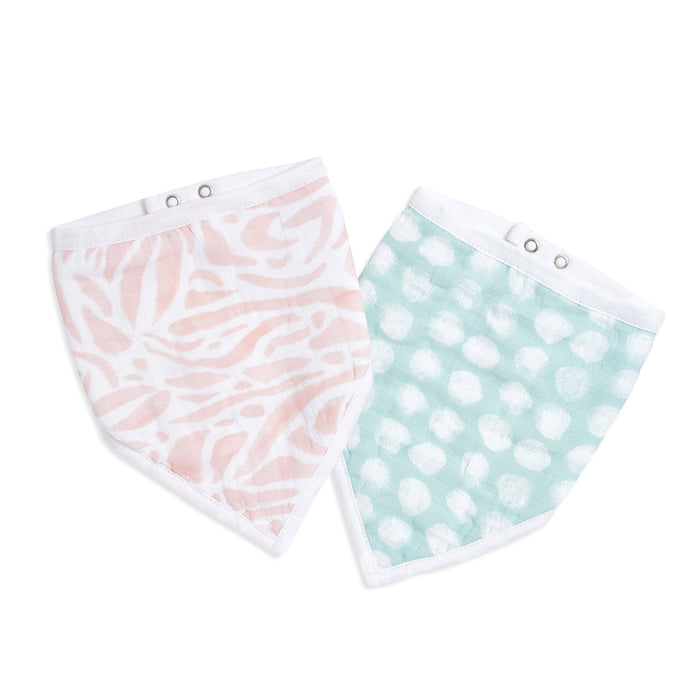Aden + Anais Bandana Bibs, 2 Pack, Tropicalia