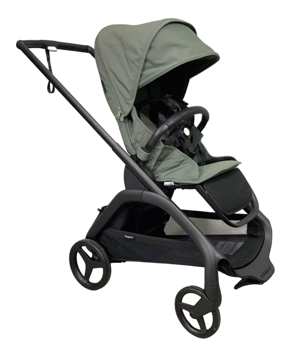 Shop Bugaboo Dragonfly Stroller, 2023, Black, Forest Green, Forest Green at GoodBuy Gear