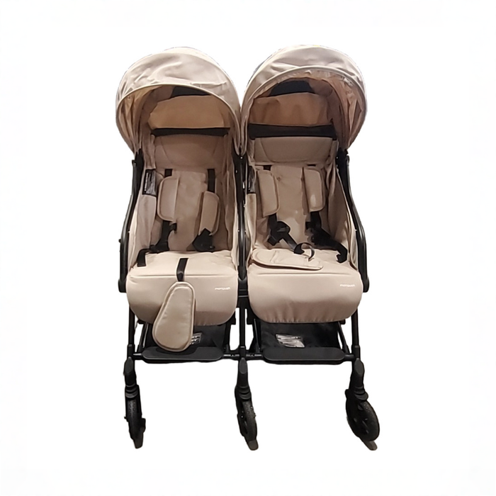 Shop Mompush Lithe Double Stroller, 2026, Khaki at GoodBuy Gear