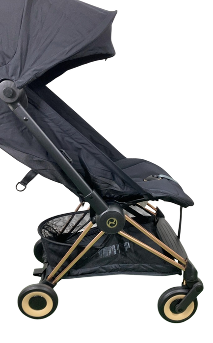 Shop Cybex Coya Stroller, 2023, Rose Gold, Sepia Black at GoodBuy Gear