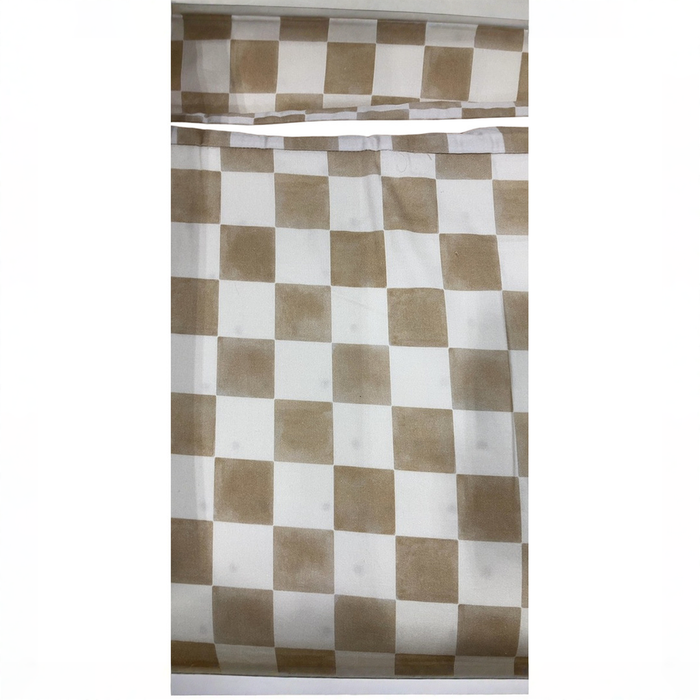 Shop Toki Kids Mega Padded Play Mat 55" x 55", Checker Toffee at GoodBuy Gear