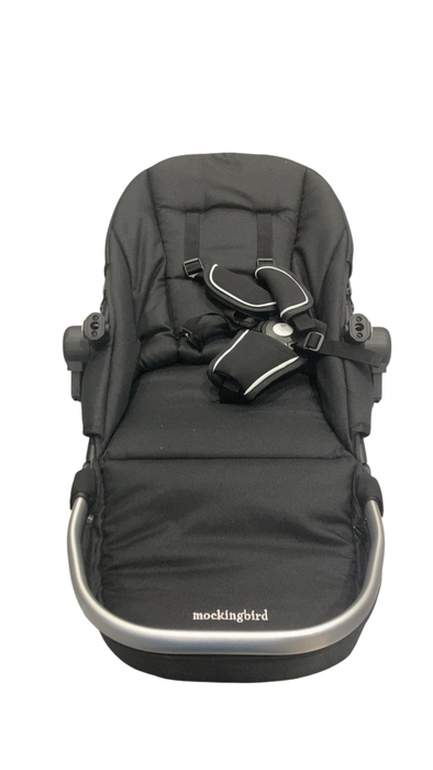 Shop Mockingbird 2nd Seat Kit 2.0, Sea, Silver With Black Leather, Windowpane at GoodBuy Gear