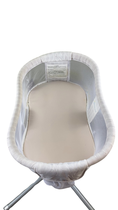 Shop Halo BassiNest Swivel Sleeper Premiere Series, Silver Damask at GoodBuy Gear