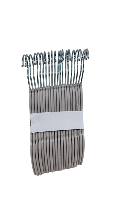 Shop Sprucely Velvet Hangers 20 Pack, Oat at GoodBuy Gear