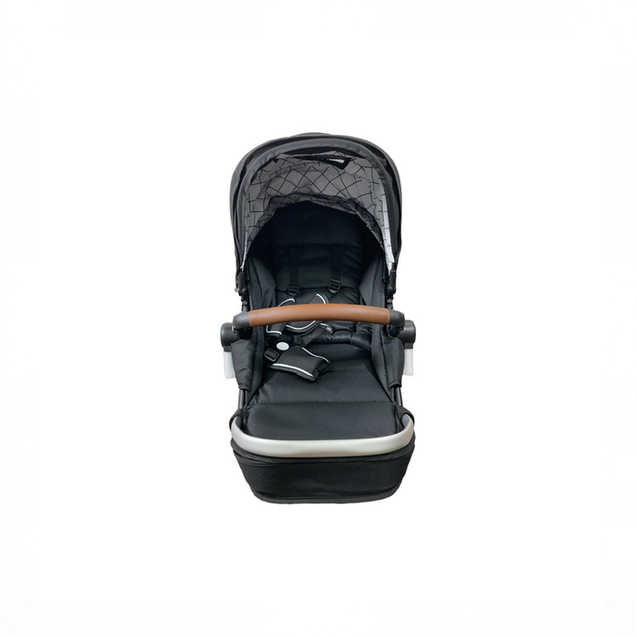 Shop Mockingbird 2nd Seat Kit 2.0, Black, Silver With Penny Leather, Windowpane at GoodBuy Gear