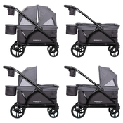 Shop Baby Trend Navigator Plus 2-in-1 Stroller Wagon, 2024, Dash Midnight at GoodBuy Gear