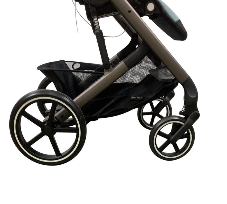 Shop Cybex Balios S Lux Stroller, 2024, Sky Blue, Taupe Frame at GoodBuy Gear
