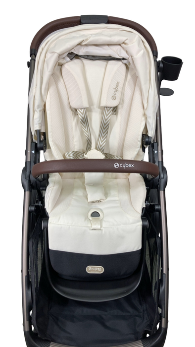 Shop Cybex Gazelle S Modular Stroller, 2024, Seashell Beige, Taupe Frame at GoodBuy Gear