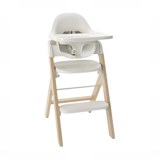 Shop Mockingbird High Chair, Natural Beech, White at GoodBuy Gear