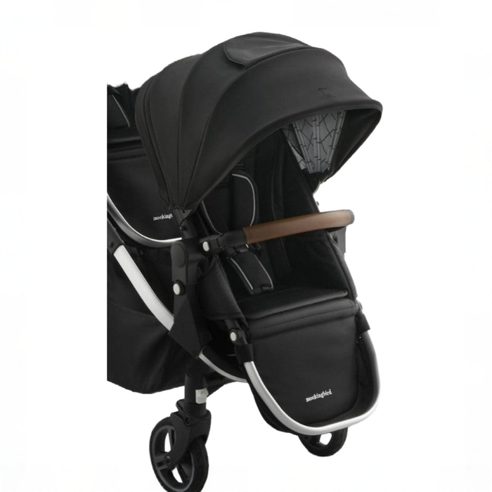 Shop Mockingbird 2nd Seat Kit 3.0, Black Windowpane, Silver with Penny Leather at GoodBuy Gear