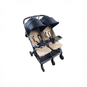 Shop Joovy Kooper X2 Double Stroller, 2022, Sand at GoodBuy Gear