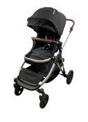 Shop Mockingbird Single to Double 2.0 Stroller, 2024, Black, Silver With Penny Leather, Windowpane at GoodBuy Gear