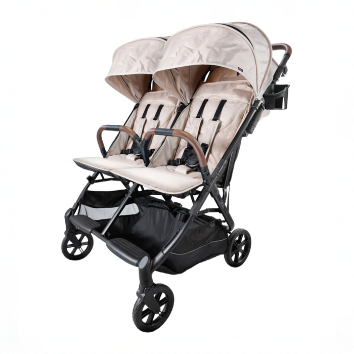 Shop Strolee V2 Double Stroller, 2025, Fawn at GoodBuy Gear