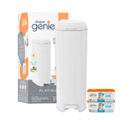 Shop Diaper Genie Platinum Pail Gift Set, Lily White at GoodBuy Gear