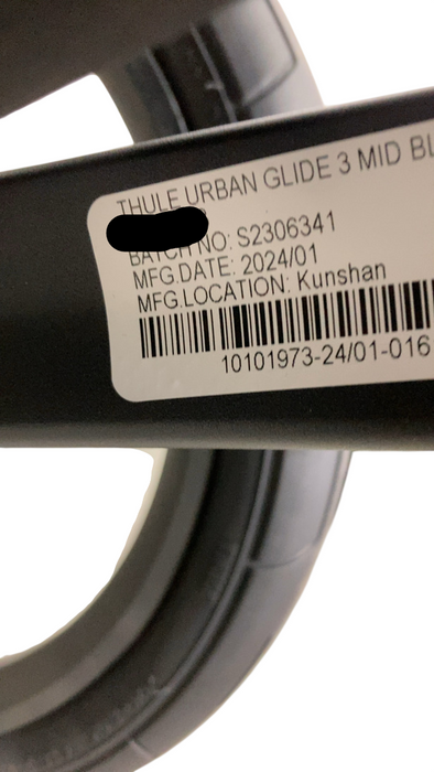 Shop Thule Urban Glide 3 Stroller, 2024, Click In Buckle, Mid Blue at GoodBuy Gear