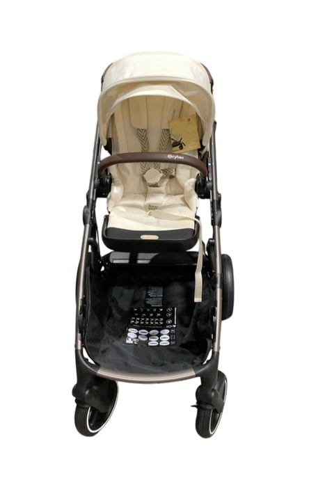 Shop Cybex e-Gazelle S Stroller, 2024, Seashell Beige, Taupe at GoodBuy Gear