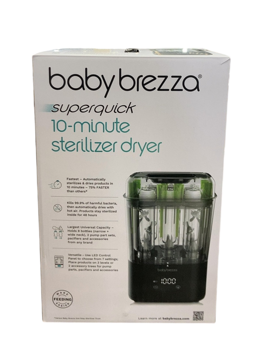 Shop Baby Brezza 10 Minute SuperQuick Bottle Sterilizer + Dryer, Black at GoodBuy Gear