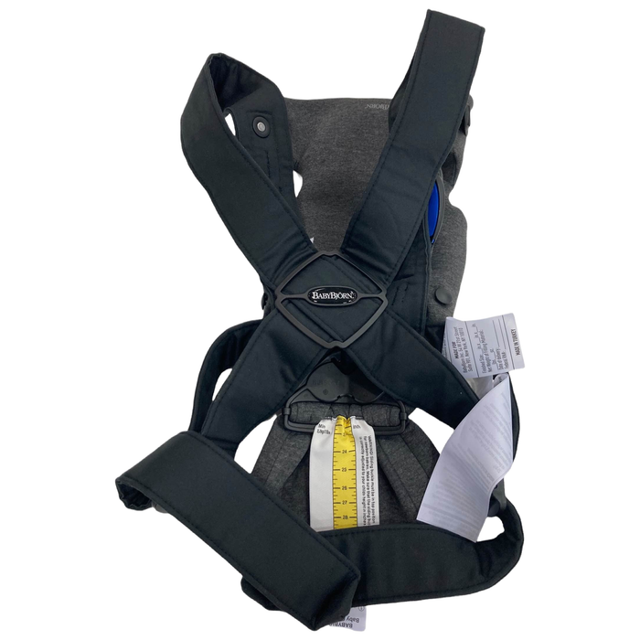 Shop BabyBjorn Baby Carrier Mini, Charcoal Gray 3D Jersey at GoodBuy Gear