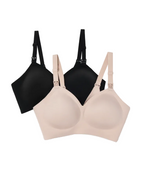 Shop Momcozy Ultra Soft & Omni Maternity Nursing Bra (2 Pack), XLarge, Beige/Black at GoodBuy Gear