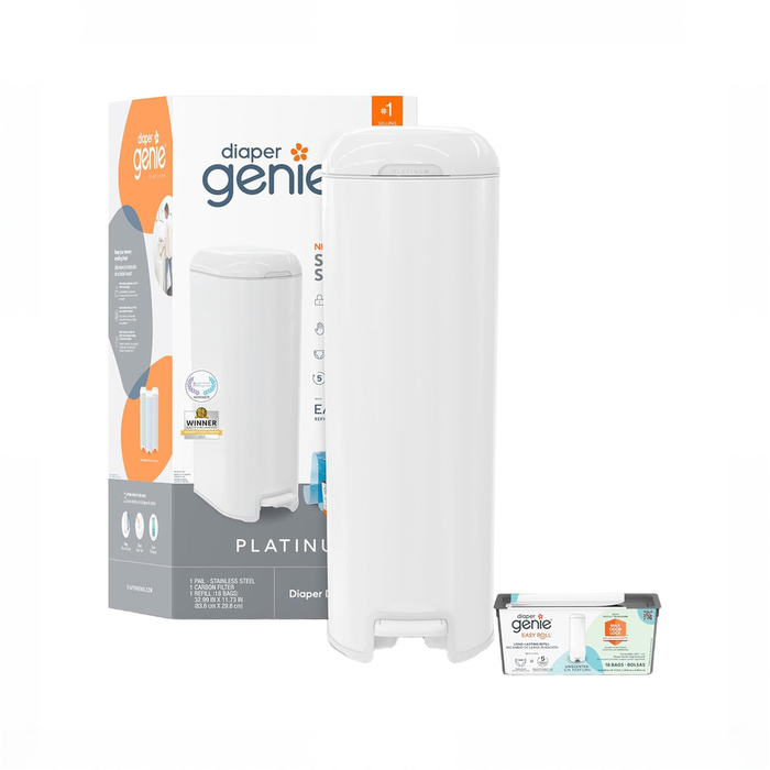 Shop Diaper Genie Platinum Diaper Pail, White at GoodBuy Gear