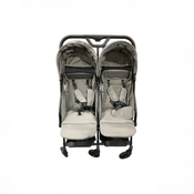 Shop Mompush Lithe Double Stroller, 2026, Grey at GoodBuy Gear