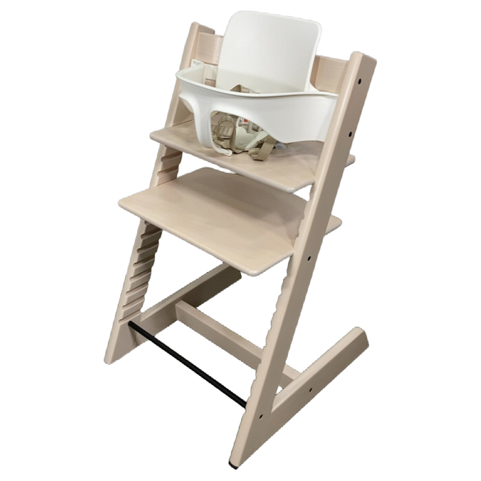 Shop Stokke Tripp Trapp High Chair With Baby Set, 2, Whitewash at GoodBuy Gear