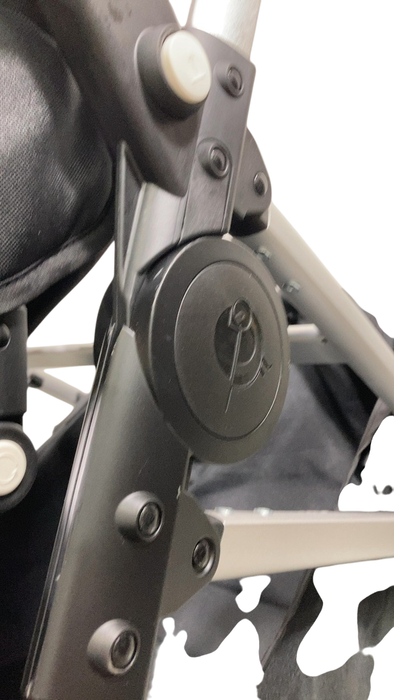 Shop Mockingbird Single to Double 2.0 Stroller, 2024, Black, Silver With Black Leather, Windowpane at GoodBuy Gear