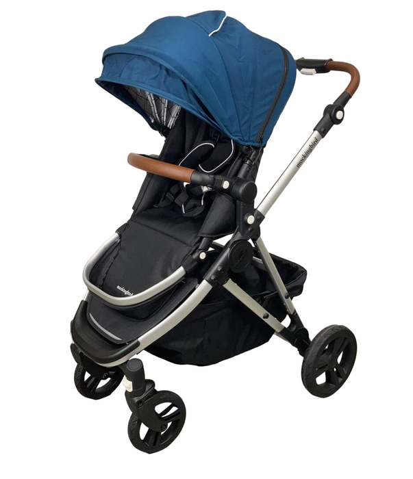 Shop Mockingbird Single 2.0 Stroller, 2025, Silver With Penny Leather, Sky, Windowpane at GoodBuy Gear