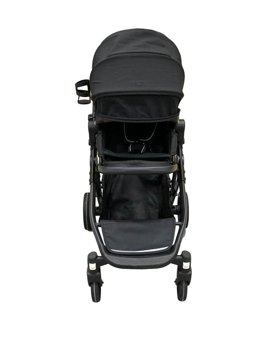 Shop Mockingbird Single to Double 3.0 Stroller, 2025, Charcoal with Penny Leather, Solid Black at GoodBuy Gear