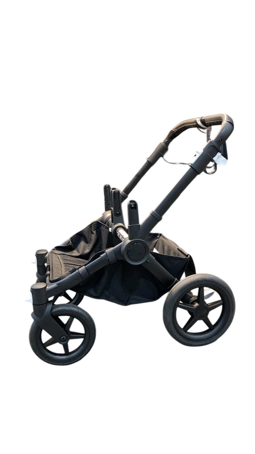 Shop Bugaboo Donkey 5 Duo Stroller Frame, Black, 2024, with Under Seat Basket & Wheels at GoodBuy Gear