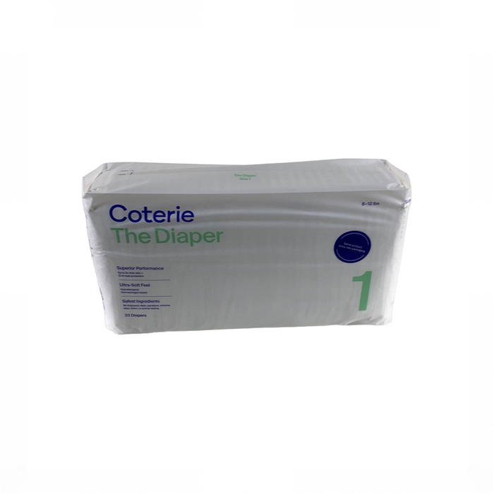 Shop Coterie Size 1 Diapers, 33 Count at GoodBuy Gear