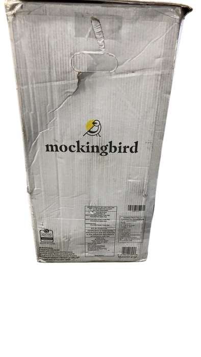 Shop Mockingbird Single 2.0 Stroller, 2025, Heather Grey, Silver With Penny Leather, Solid Grey at GoodBuy Gear